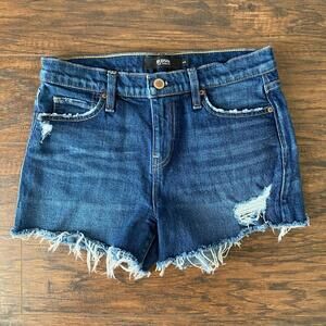 Hudson Cut Off Distressed Shorts Gemma Size 25